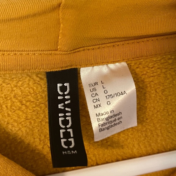 h&m cropped hoodie size large - Picture 4 of 5